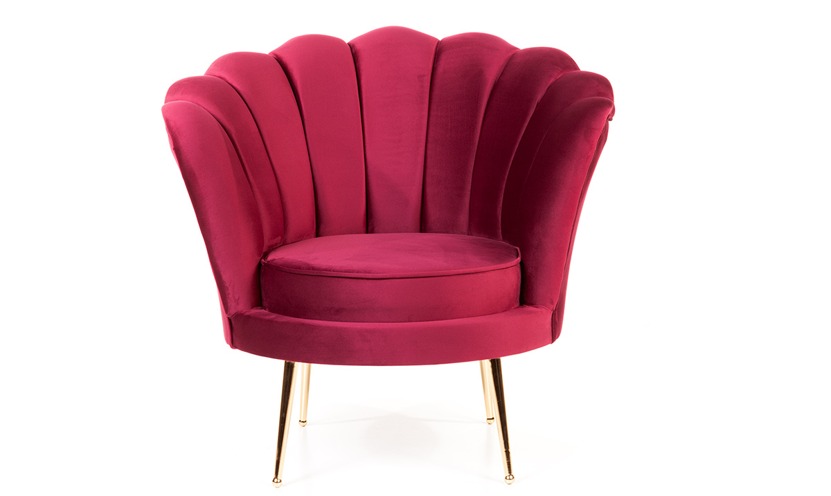 Alaçatı Kırmızı Berjer Tekli Koltuk