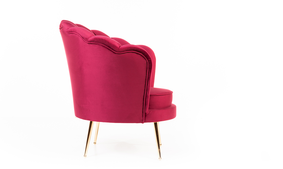 Alaçatı Kırmızı Berjer Tekli Koltuk