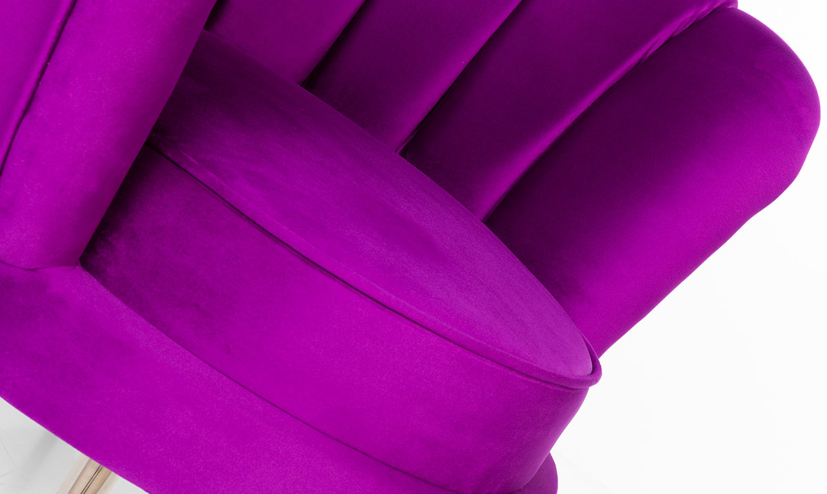 Alaçatı Mor Berjer Tekli Koltuk