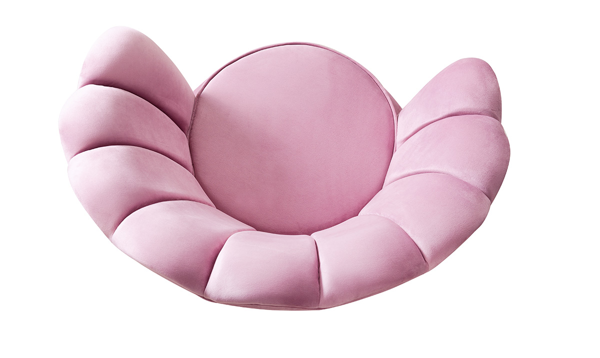 Alaçatı Pembe Berjer Tekli Koltuk