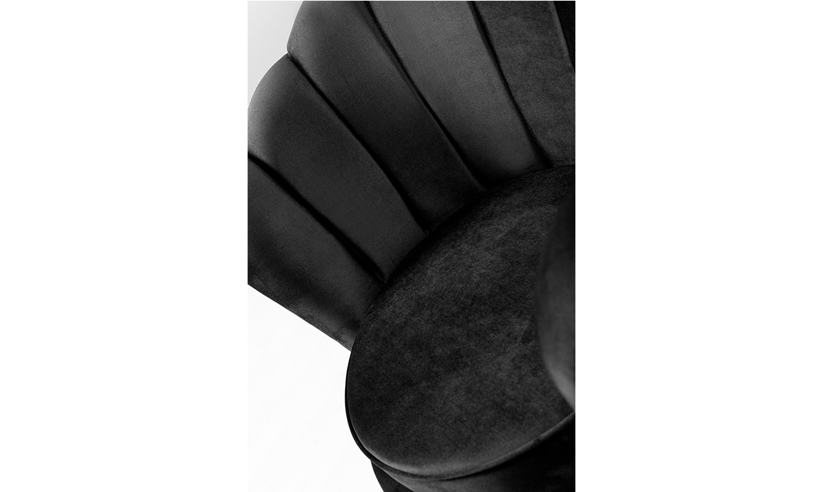 Alaçatı Siyah Berjer Tekli Koltuk