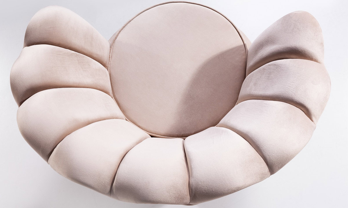 Alaçatı Toz Pembe Berjer Tekli Koltuk