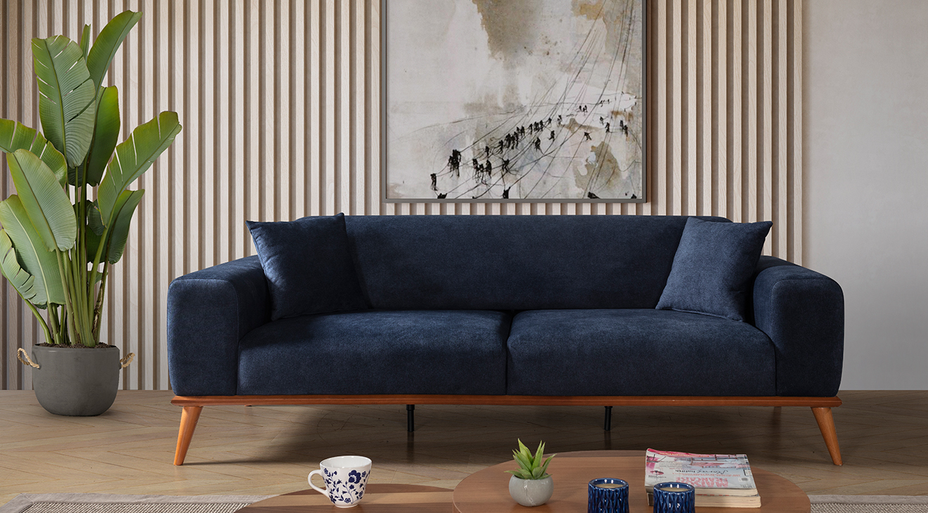 Lebons Ahşap Ayaklı Yataklı Koltuk Takımı Yataklı Koltuk Takımları