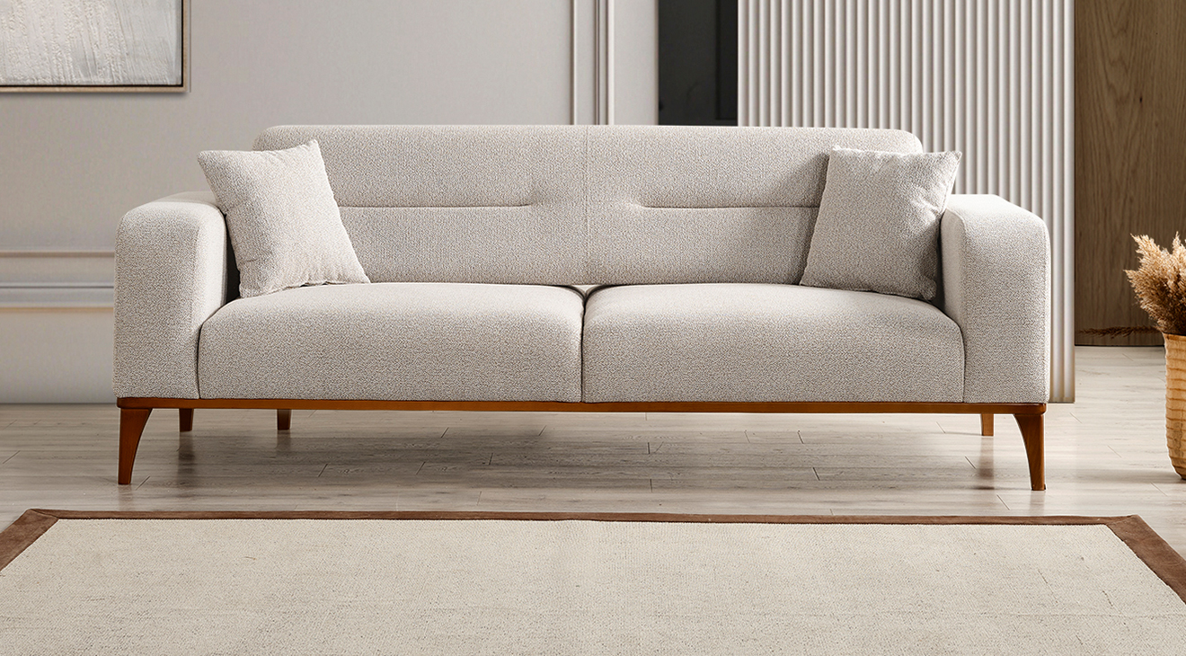 Kumsal Ahşap Ayaklı Yataklı Koltuk Takımı Yataklı Koltuk Takımları