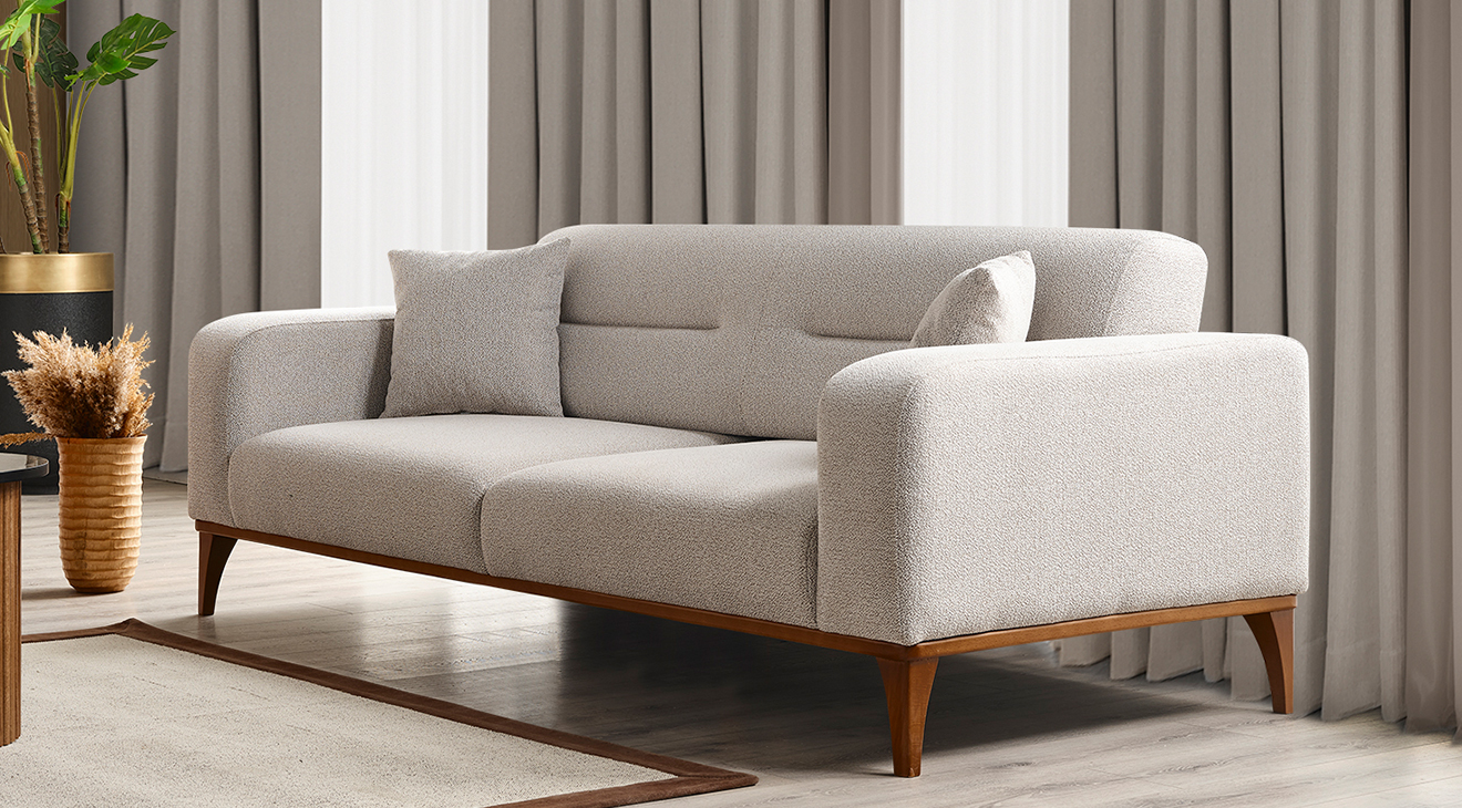 Kumsal Ahşap Ayaklı Yataklı Koltuk Takımı Yataklı Koltuk Takımları