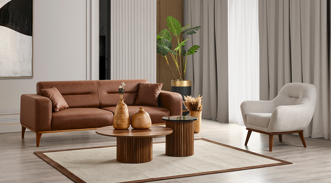 Kumsal Ahşap Ayaklı Yataklı Koltuk Takımı Yataklı Koltuk Takımları