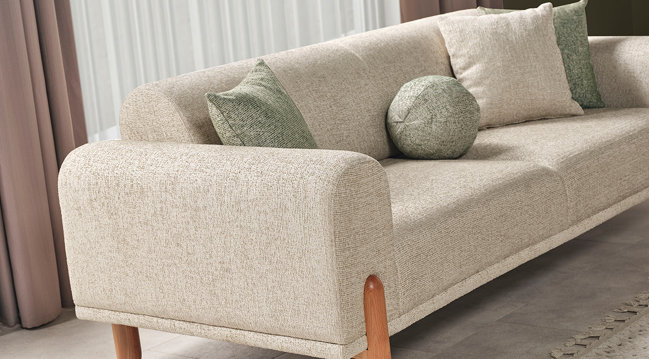 Silver Ahşap Ayaklı Yataklı Koltuk Takımı Yataklı Koltuk Takımları