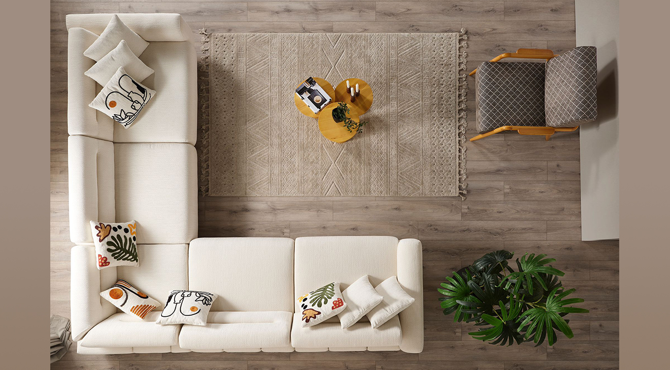 Buğlem Maxi Bohem Köşe Koltuk Takımı Köşe Koltuk