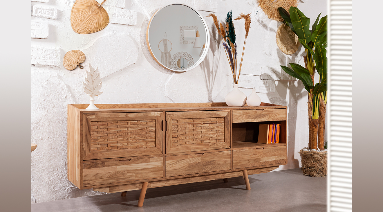 Loft Ceviz Modern Yemek Odası Takımı Yemek Odası