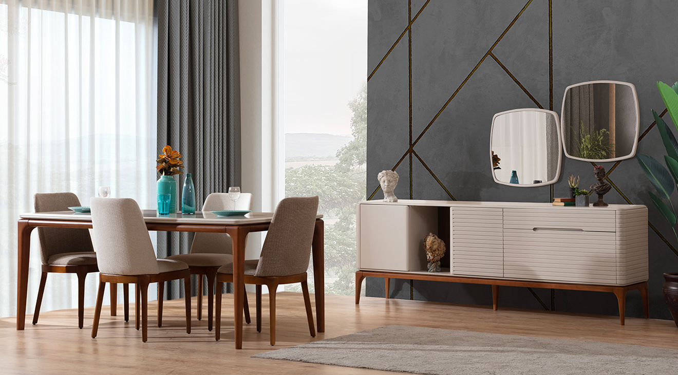 İnci Modern Yemek Odası Takımı Yemek Odası