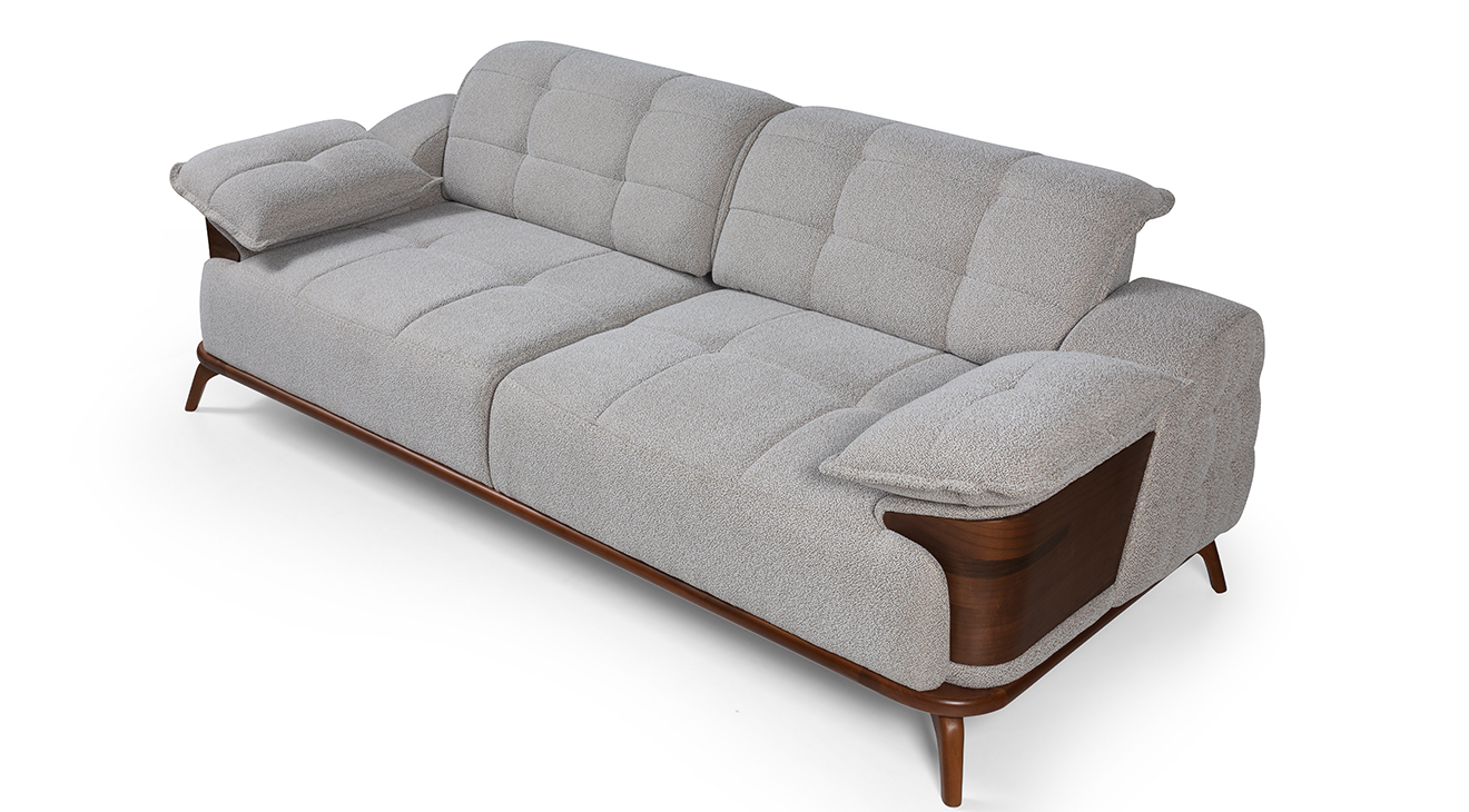 Loft Ahşap Ayaklı Yataklı Koltuk Takımı(Papelli) Yataklı Koltuk Takımları