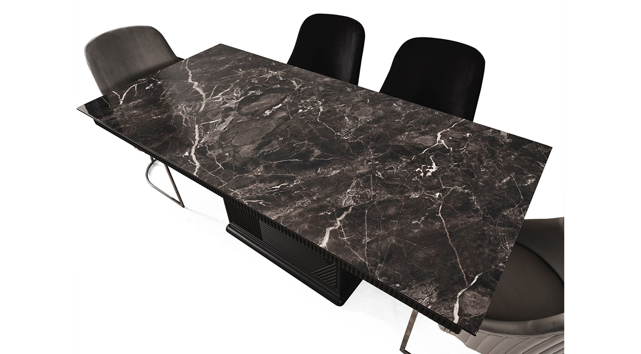 Quatro Q3 Antrasit Yemek Odası Takımı Yemek Odası