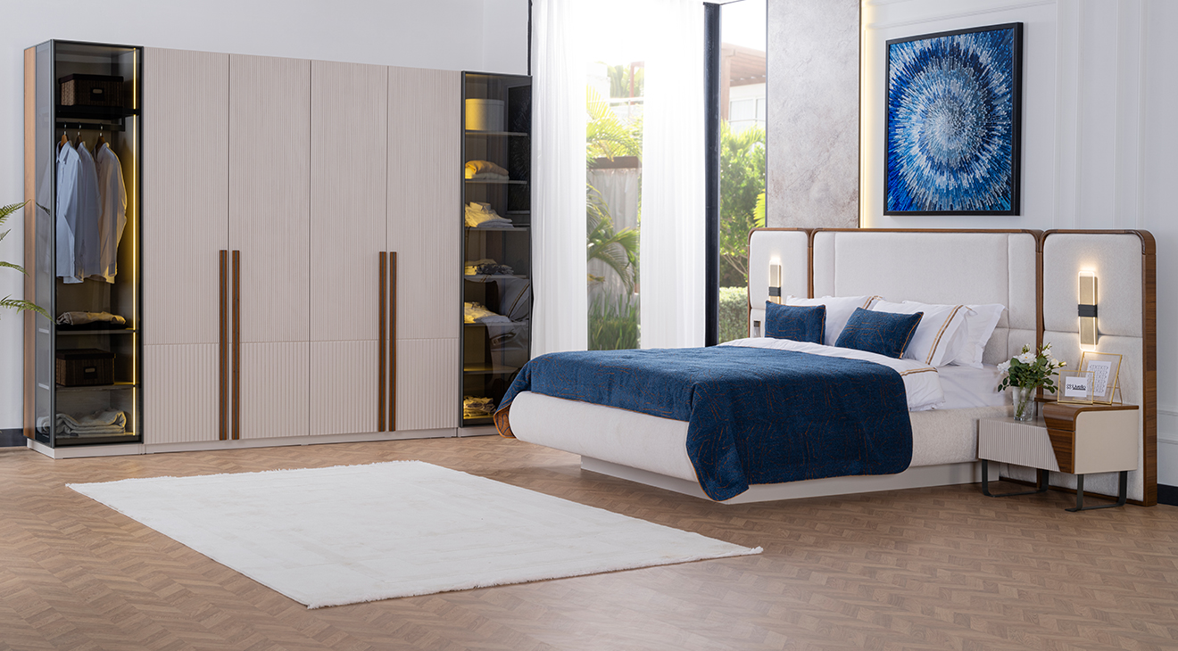 Lina 6 Kapaklı Yatak Odası Takımı Yatak Odası