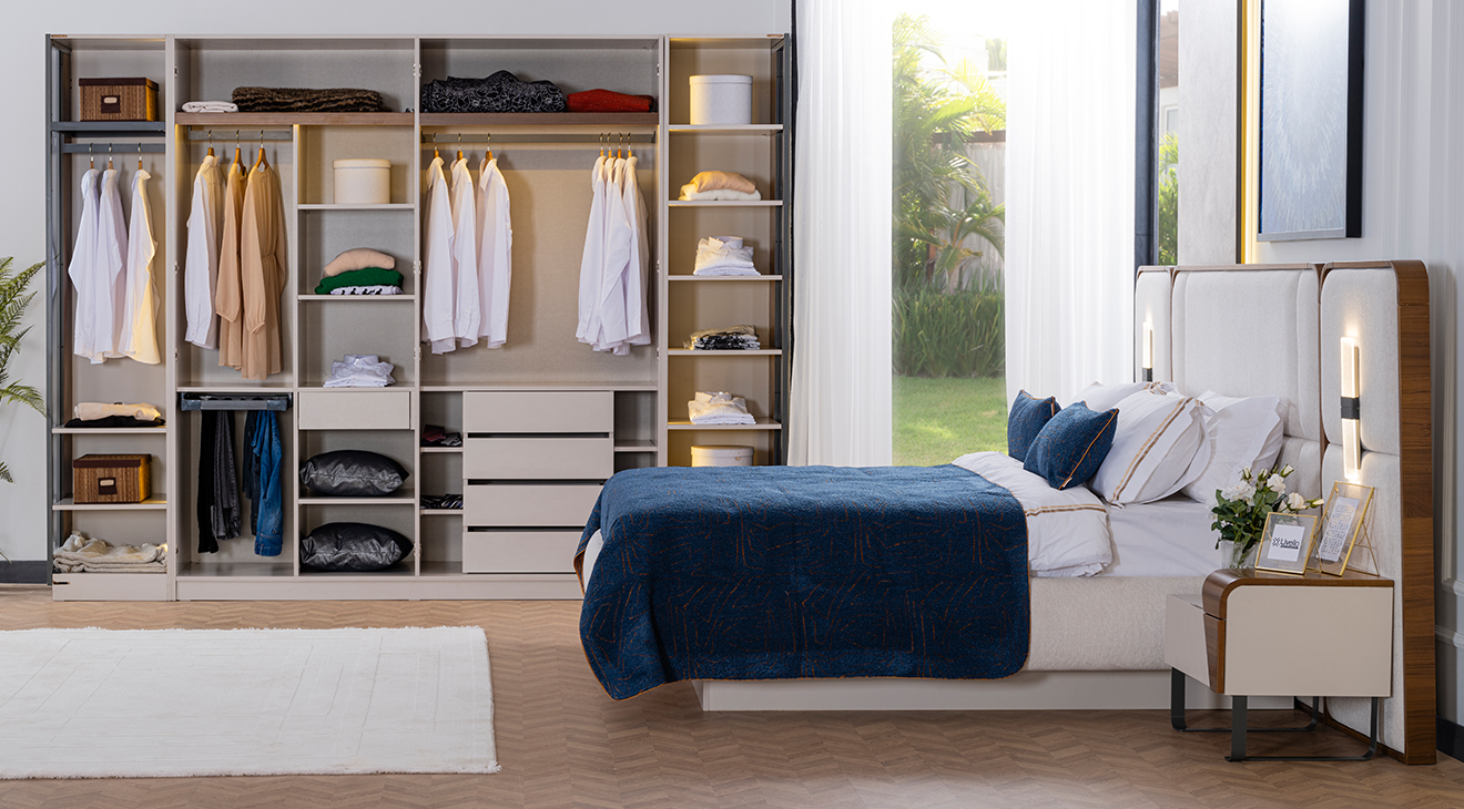 Lina 6 Kapaklı Yatak Odası Takımı Yatak Odası