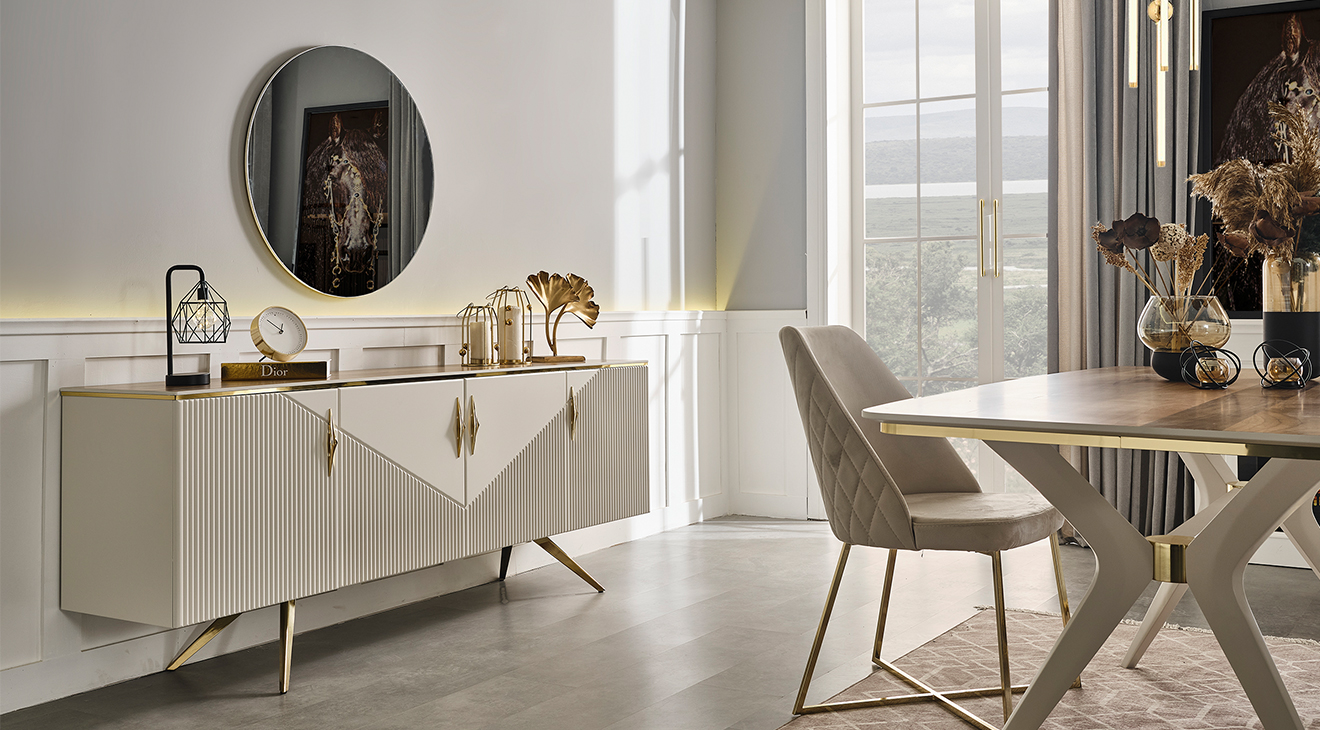 Lüxen Modern Yemek Odası Takımı Yemek Odası