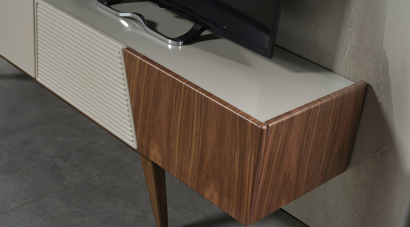 Trend Ahşap Ayaklı Tv Ünitesi TV Ünitesi