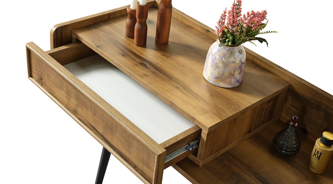 Mira Ceviz 5 Kapaklı Yatak Odası Takımı Yatak Odası