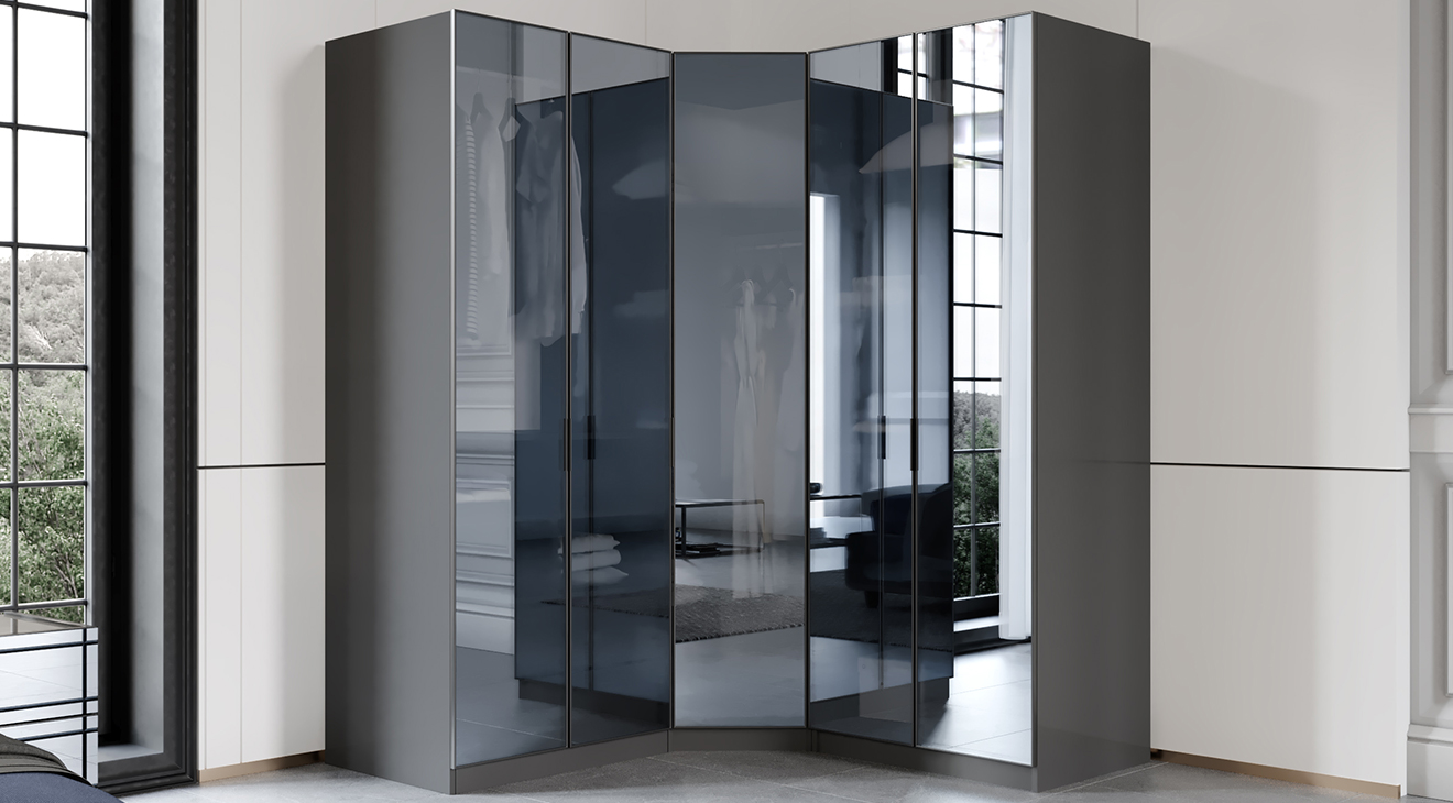 Beyoğlu Köşe Dolaplı Yatak Odası Takımı Köşe Dolap