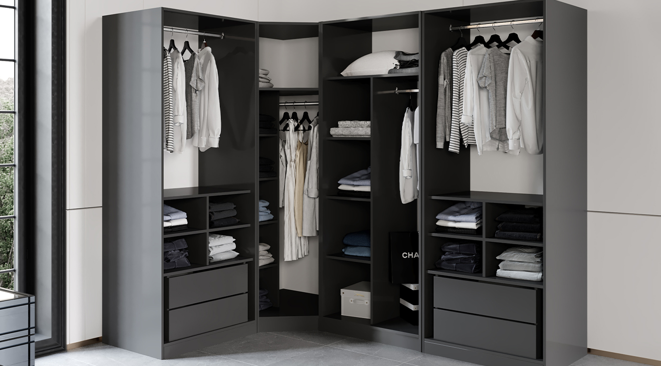 Beyoğlu Köşe Dolaplı Yatak Odası Takımı Köşe Dolap