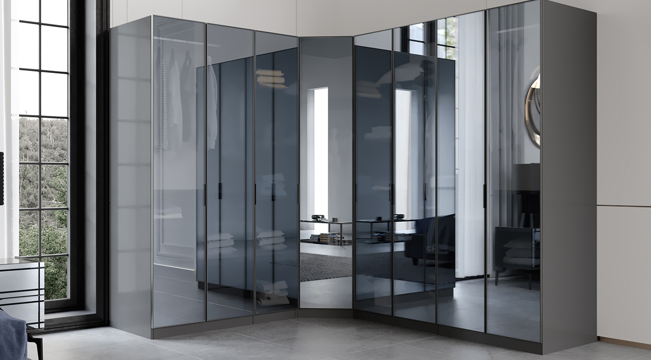 Beyoğlu Köşe Dolaplı Yatak Odası Takımı Köşe Dolap