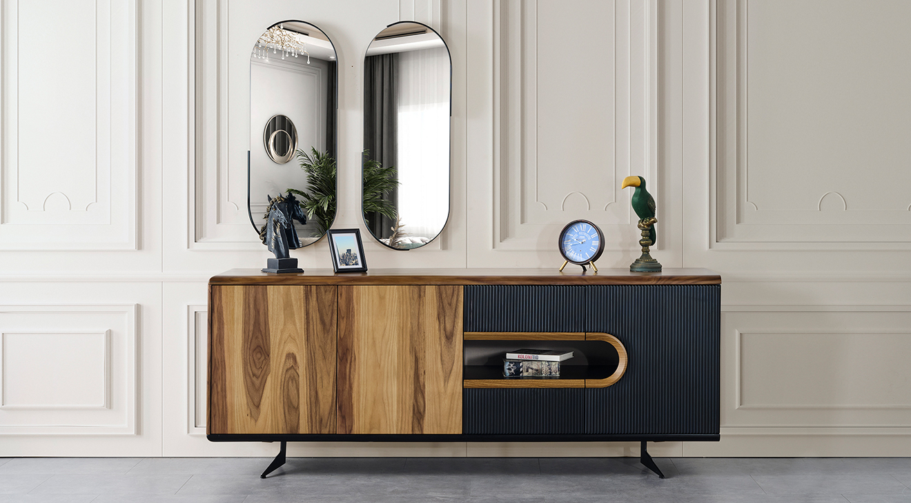 Dragon Ceviz Yemek Odası Takımı Yemek Odası