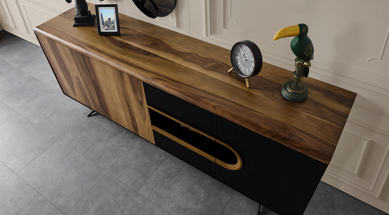 Dragon Ceviz Yemek Odası Takımı Yemek Odası