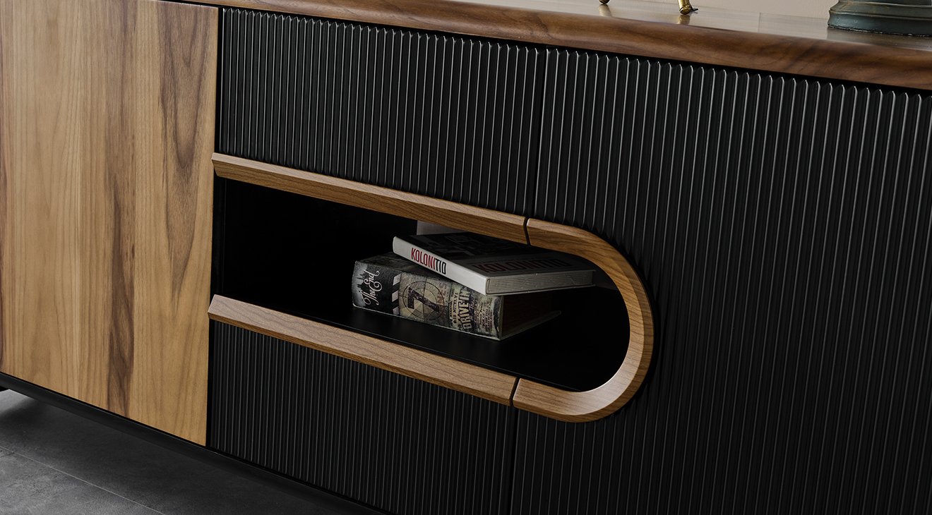 Dragon Ceviz Yemek Odası Takımı Yemek Odası