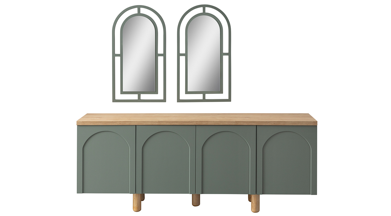 Siena Yeşil Modern Yemek Odası Takımı Yemek Odası