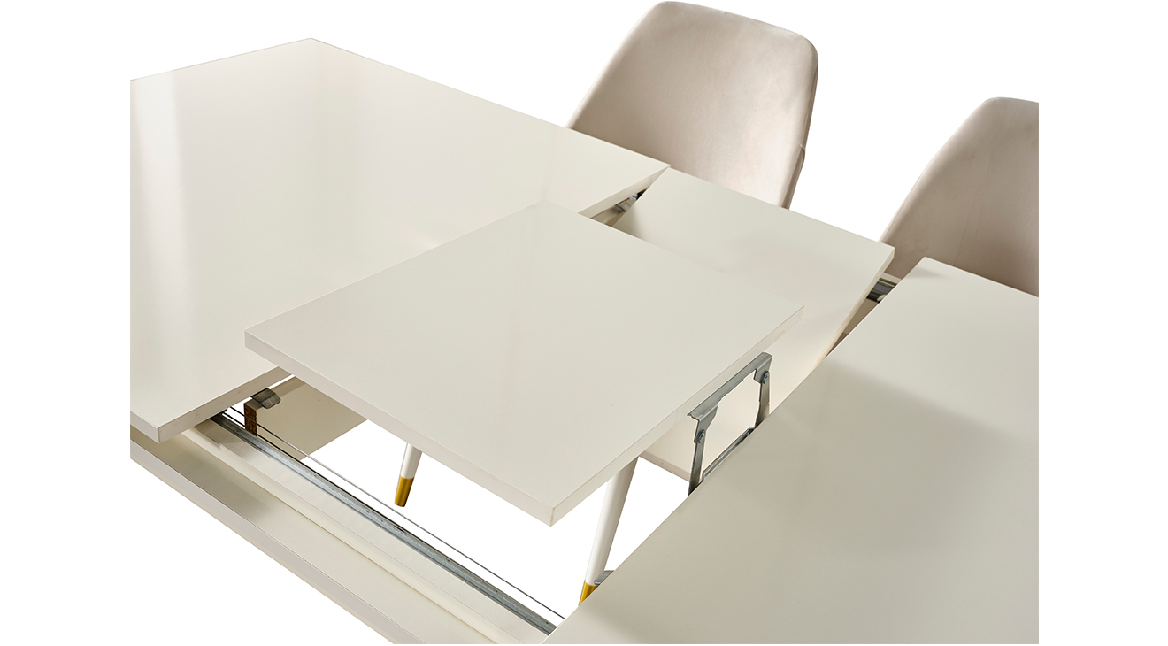 Rosa Aytaşı Ahşap Ayaklı Yemek Odası Takımı Yemek Odası