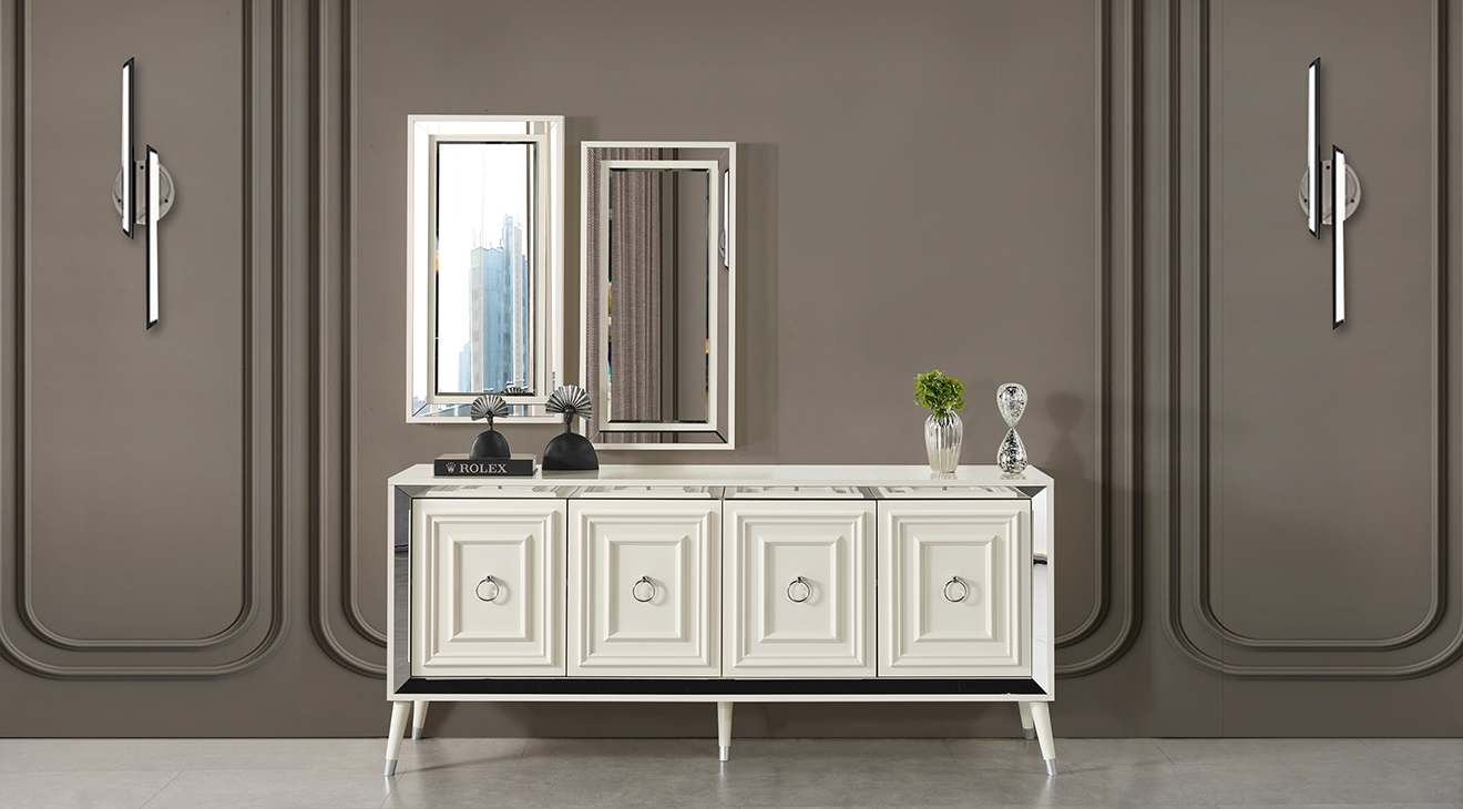 Rosa Ahşap Ayaklı Yemek Odası Takımı Yemek Odası