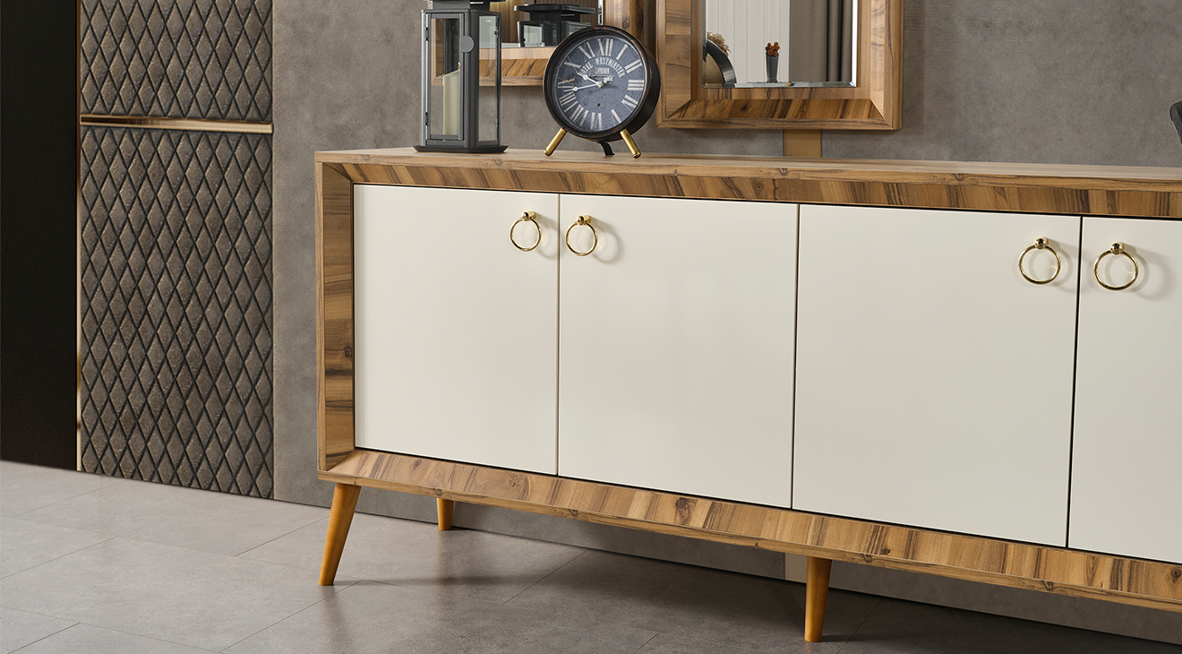 Anadolu Ahşap Ayaklı Yemek Odası Takımı Yemek Odası