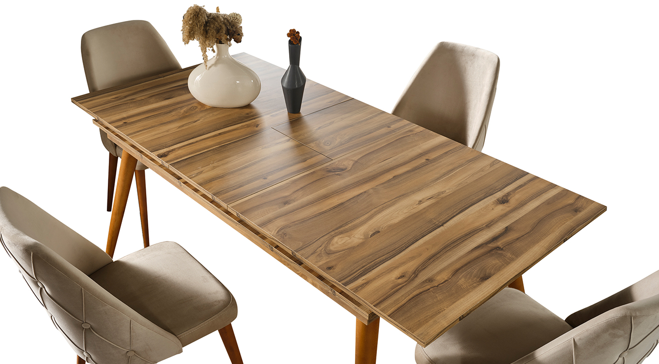 Anadolu Ahşap Ayaklı Yemek Odası Takımı Yemek Odası