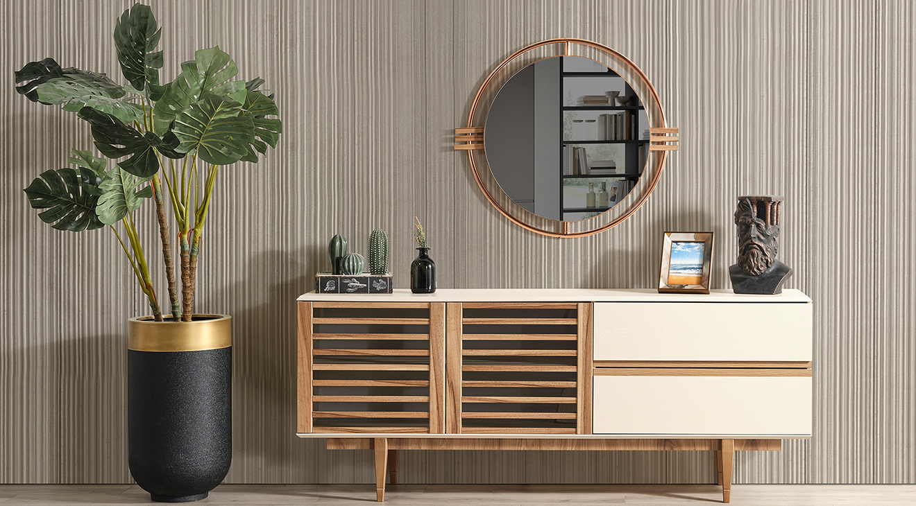 Linda Ahşap Ayaklı Yemek Odası Takımı Yemek Odası