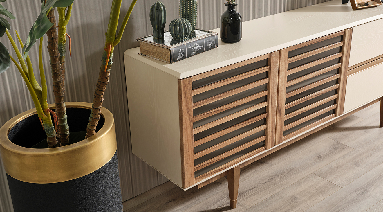 Linda Ahşap Ayaklı Yemek Odası Takımı Yemek Odası