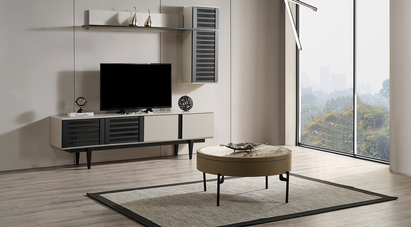 Pars Ahşap Ayaklı Tv Ünitesi TV Ünitesi