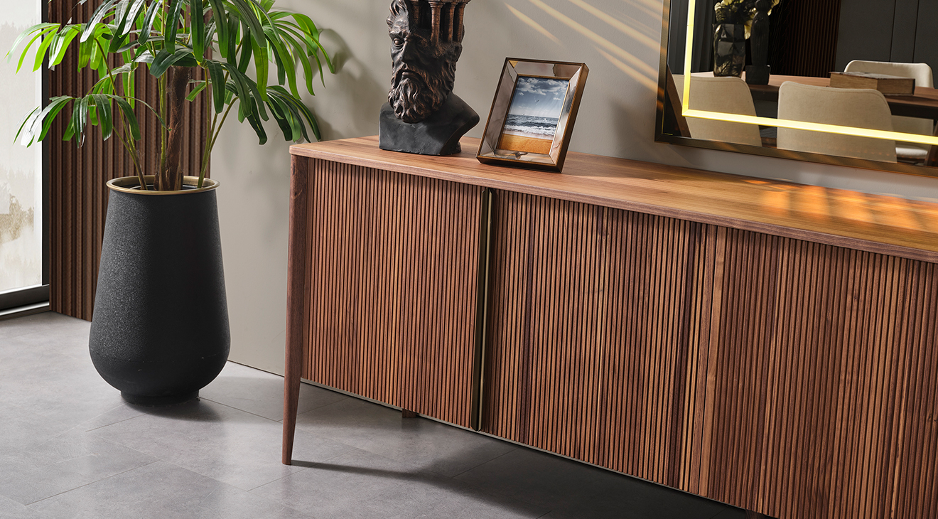 Antik Ahşap Ayaklı Yemek Odası Takımı Yemek Odası