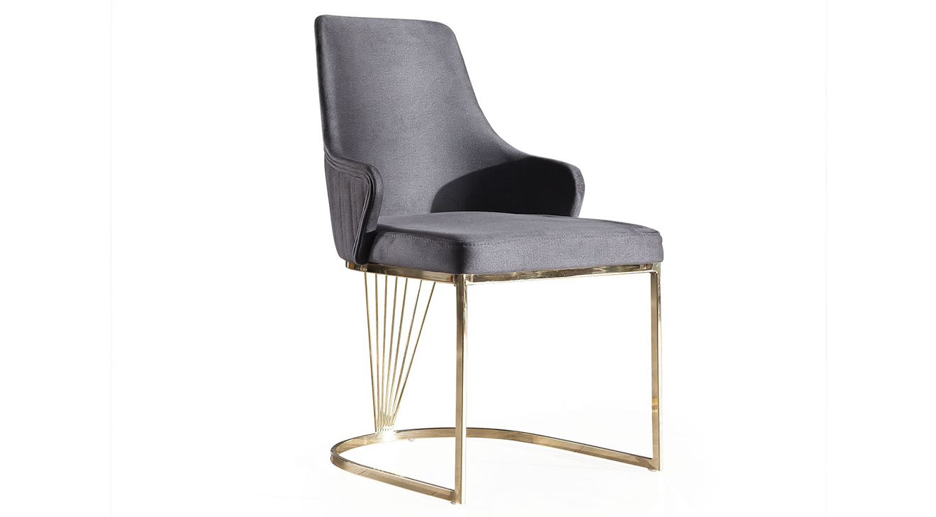 Valentina Siyah Modern Yemek Odası Takımı Yemek Odası