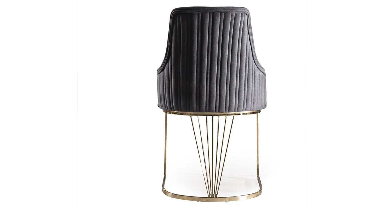 Valentina Siyah Modern Yemek Odası Takımı Yemek Odası