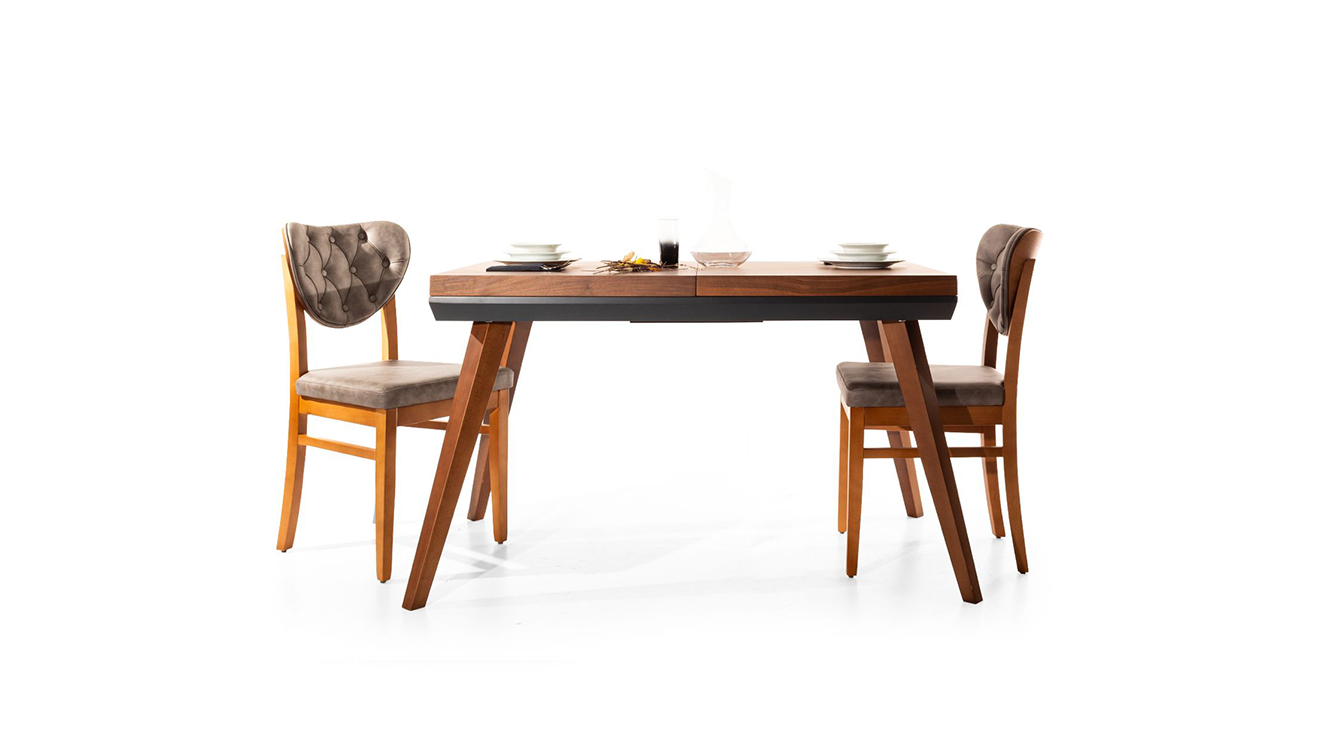 Bono Ceviz Yemek Masası Takımı Yemek Masası Takımı
