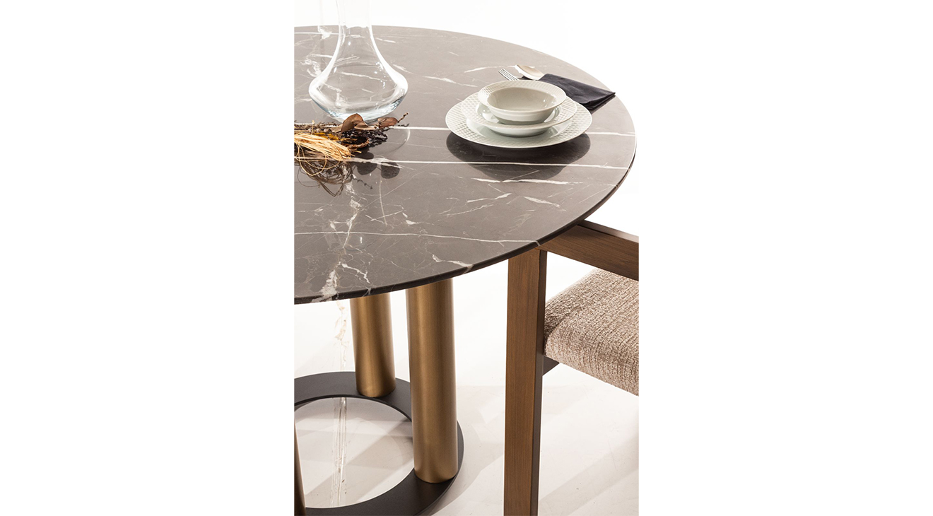 Dolce Mermer Kafe Masası Takımı Mutfak Masa Takımları