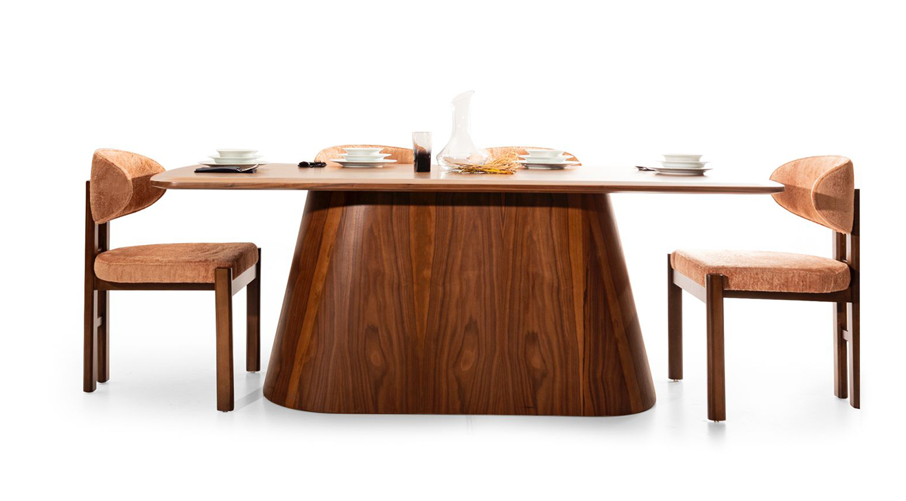 Montana Ceviz Yemek Masası Takımı Yemek Masası Takımı