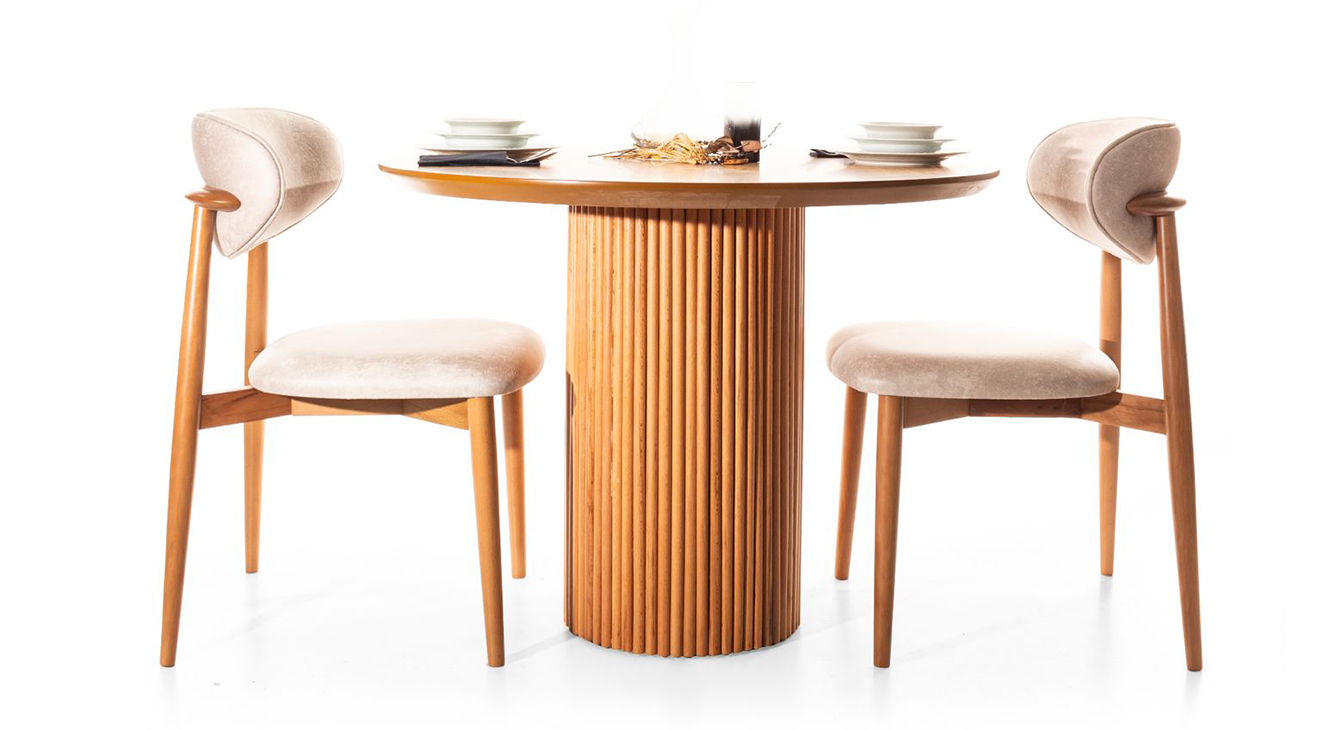 Tilia Ceviz Kafe Masası Takımı Mutfak Masa Takımları