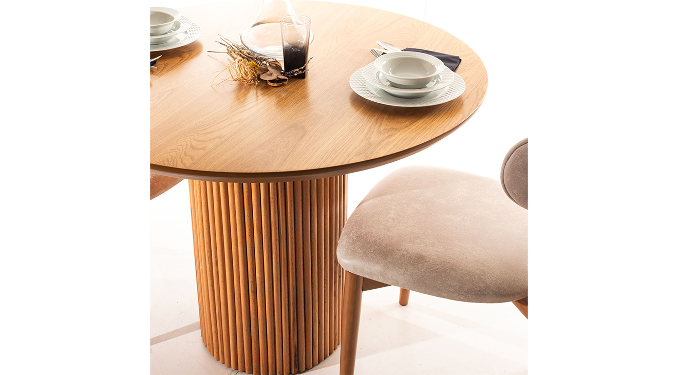 Tilia Ceviz Kafe Masası Takımı Mutfak Masa Takımları