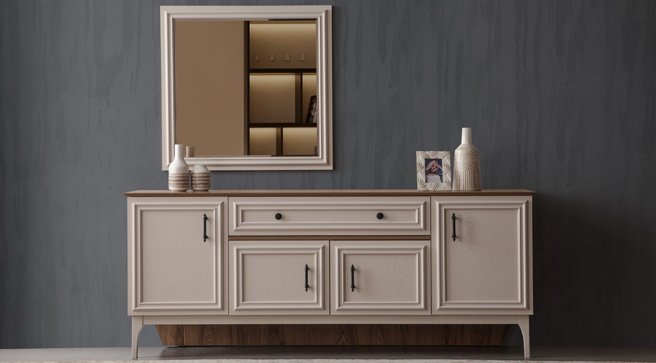 Malta Ahşap Ayaklı Yemek Odası Takımı Yemek Odası