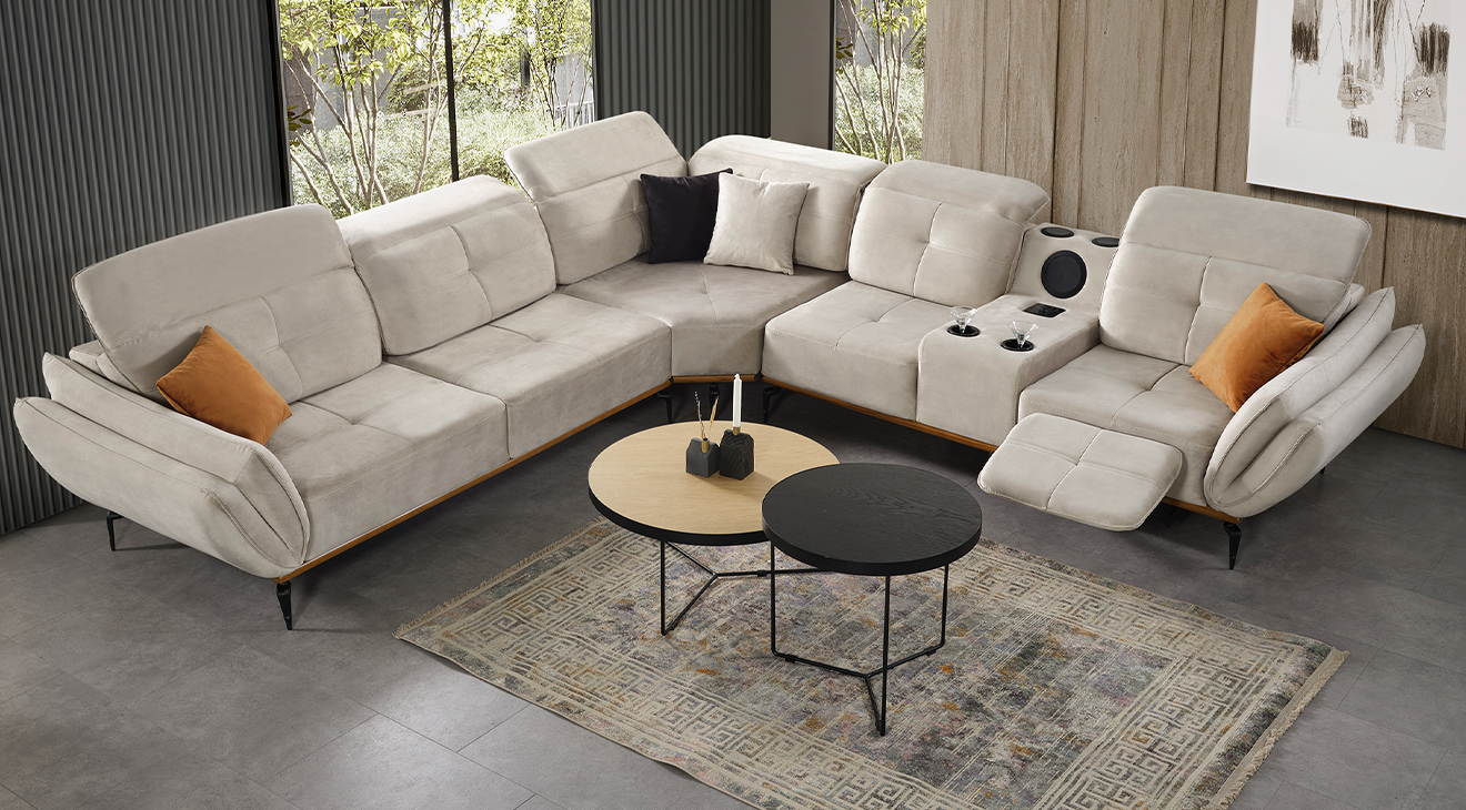 Seray Usbli Yataklı Köşe Koltuk Takımı Yataklı KöşeTakımları