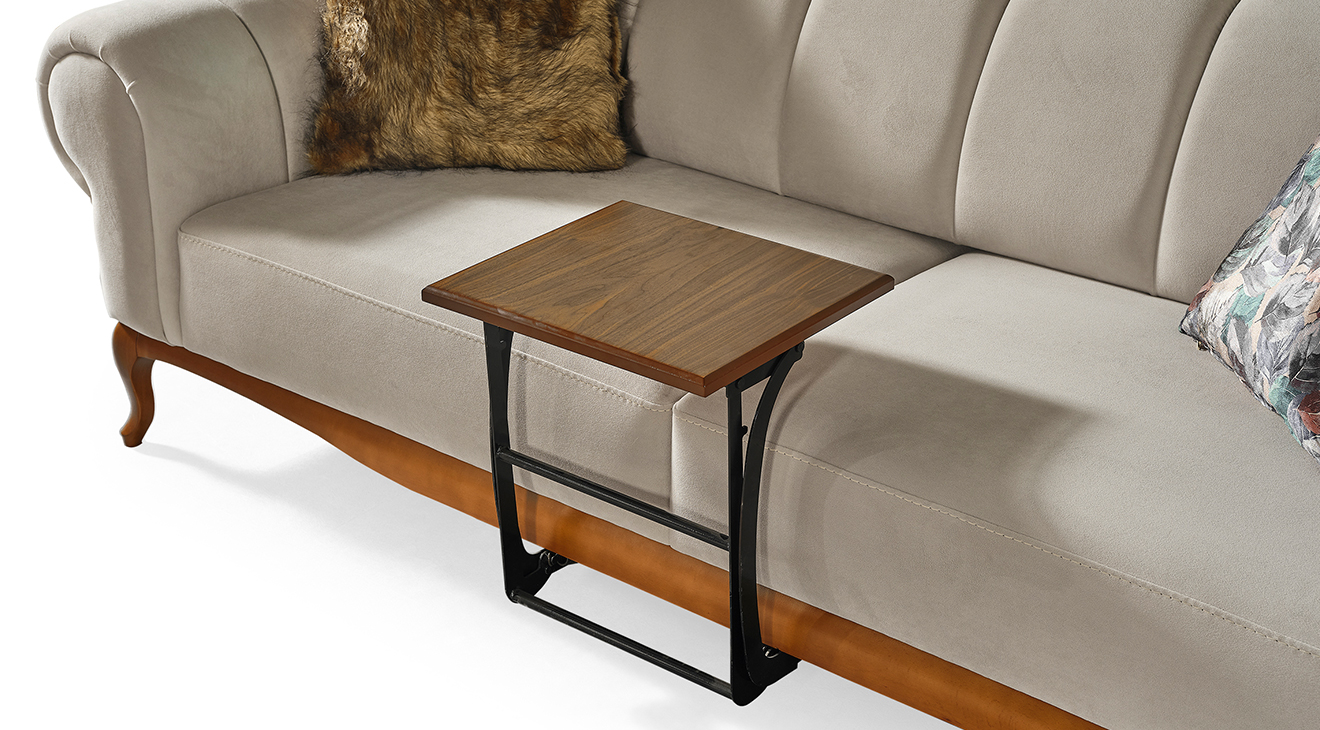 Violet Ahşap Ayaklı Yataklı Koltuk Takımı Yataklı Koltuk Takımları