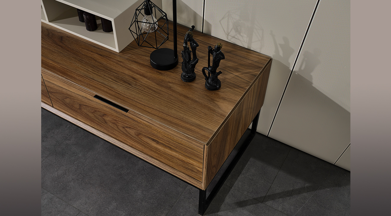 Asya Metal Ayaklı Tv Ünitesi TV Ünitesi