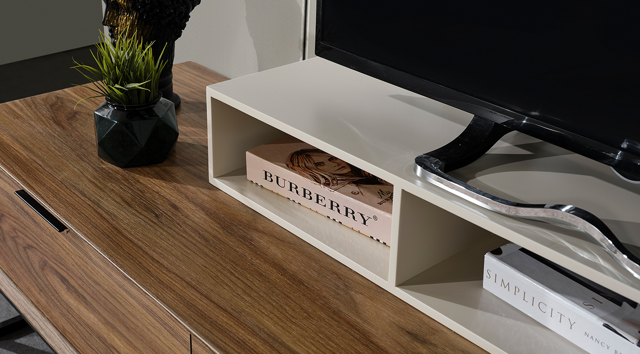 Asya Metal Ayaklı Tv Ünitesi TV Ünitesi