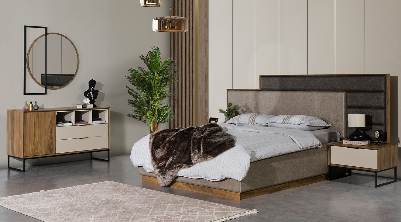 Asya 6 Kapaklı Yatak Odası Takımı