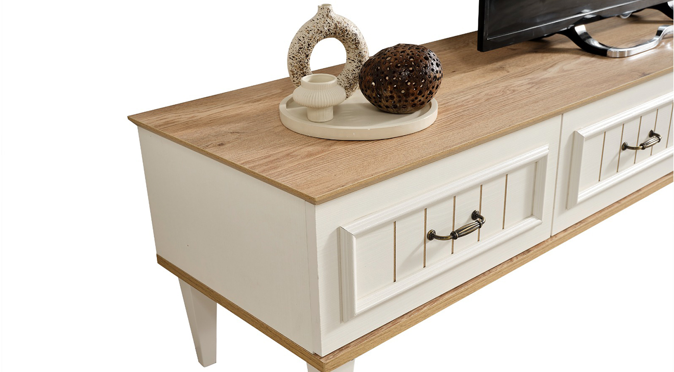 Bodrum Ahşap Ayaklı Tv Ünitesi TV Ünitesi